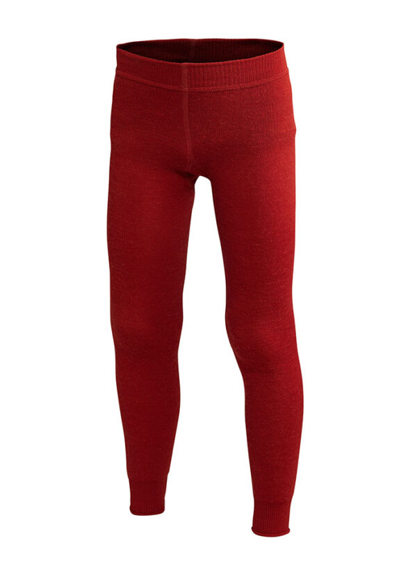Woolpower Long Johns for Kids in Autumn Red