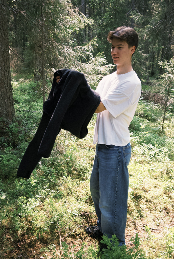 Half Zip Crewneck in Ullfrotté Original with recycled yarn. A functional and durable sweater for everyday wear and activity.